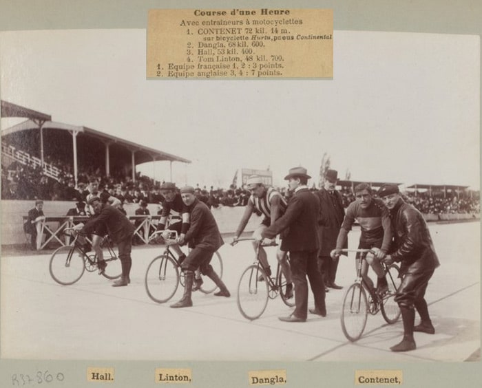 Course d'une Heure match France-Angleterre - Photographie sportive - Jules Beau - Gallica BNF