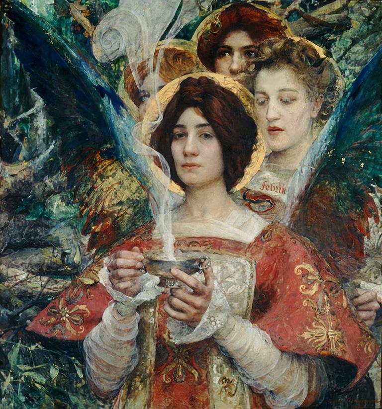 Edgard Maxence. L’âme de la Forêt, 1898
