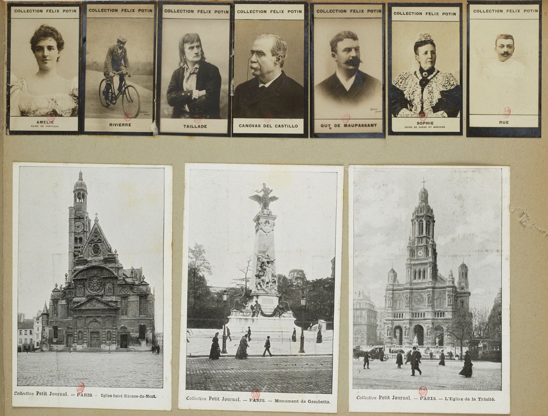 Exposition universelle de Paris, 1900, et portraits de célébrités - Collection Félix Potin - Gallica BNF