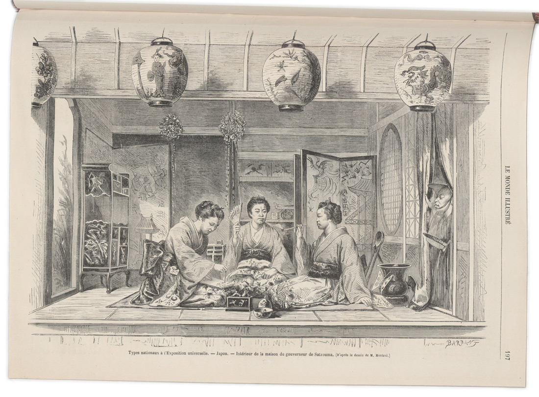 Pavillon du Japon Exposition Universelle de 1867 - Le monde illustré - Gallica/BNF
