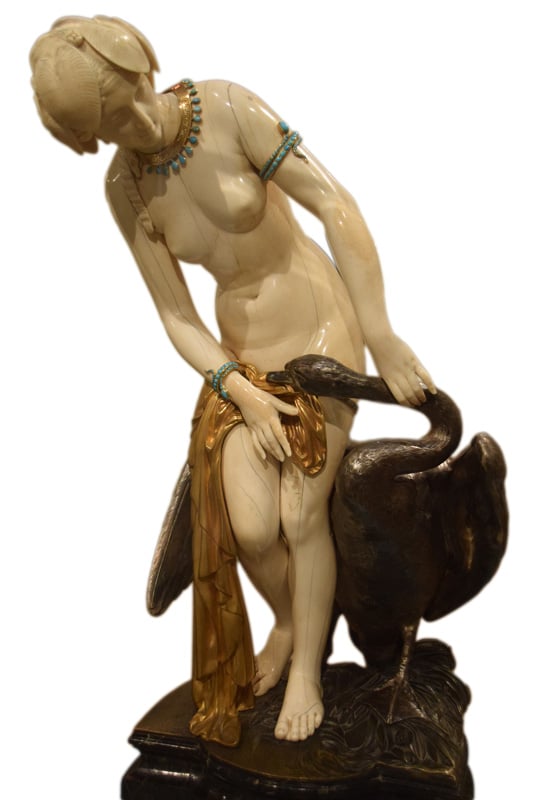 Jean-Jacques PRADIER, Léda, 1851, musée d'art et d'histoire de Genève n°1986-128