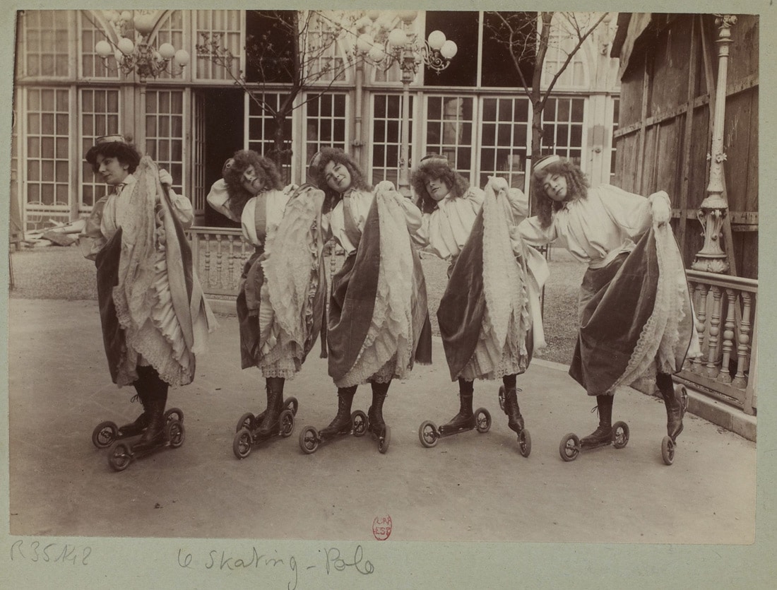 Le Skating-Polo - Photographie sportive - Jules Beau - Gallica BNF