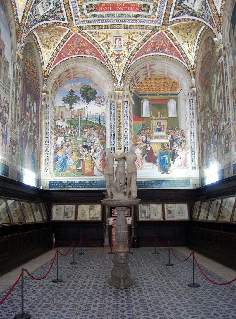 Libreria Piccolomini - conservation lumineuse