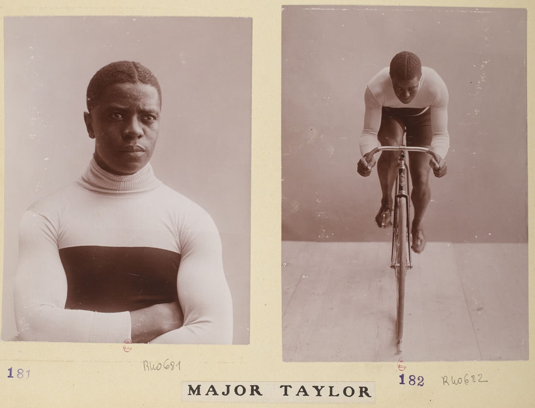Major Taylor - Photographie sportive - Jules Beau - Gallica BNF