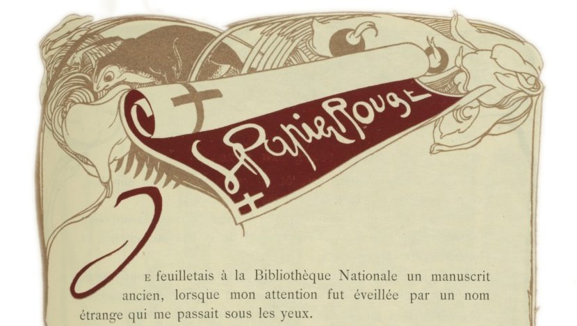 Je feuilletais à la Bibliothèque Nationale un manuscrit ancien, lorsque mon attention fut éveillée par un nom étrange qui me passait sous les yeux.