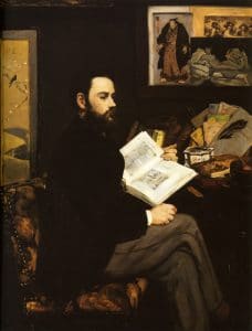 Portrait de Zola par Manet - 1868 Musée d'Orsay - RF 2205 - photo wikimedia