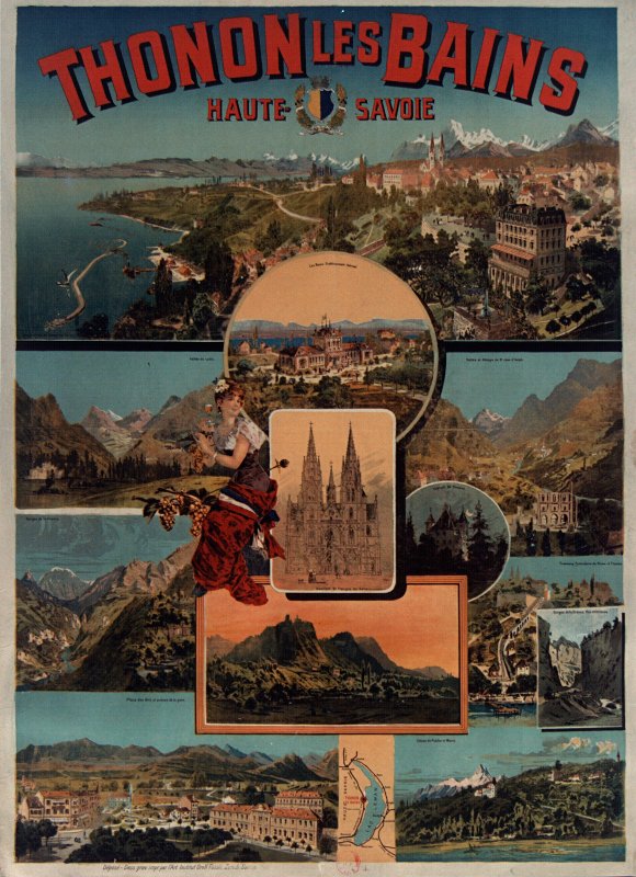 Thonon les Bains, Haute-Savoie - 1890 - Gallica/BNF