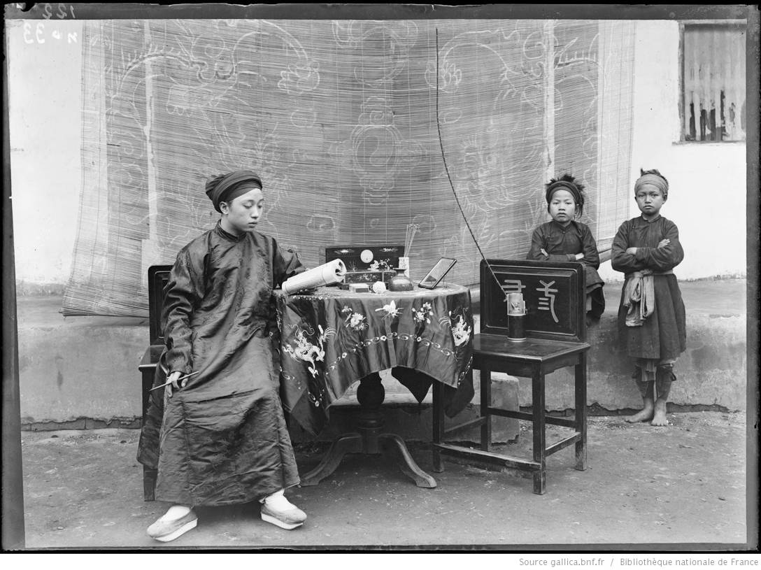 Fonctionnaire vietnamien, Tonkin. Langson. N°33, Vi-van-Dinh, fils du tong-doc de Langson, 1896 - Gallica