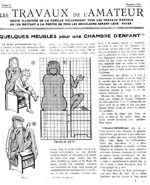 Une chaise-singe qui fait aussi porte-manteau ? - Gallica/BNF