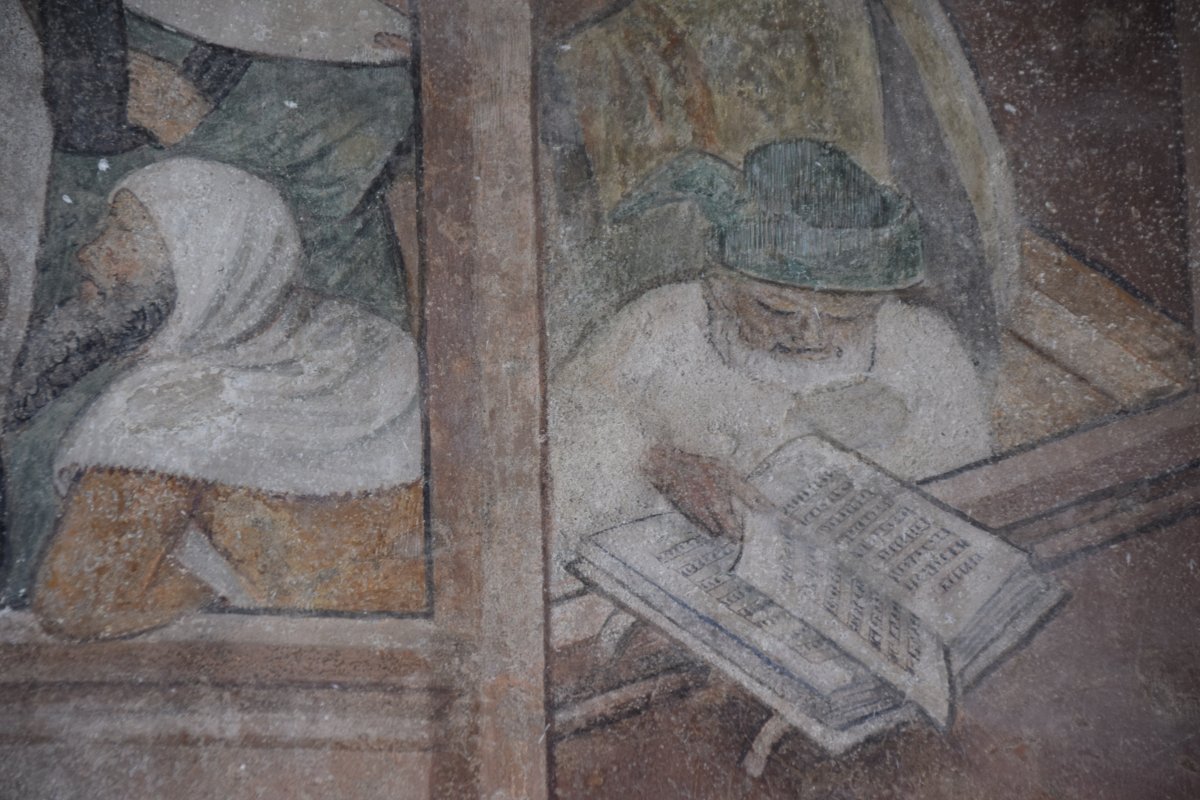fresque de l'abbaye d'Abondance