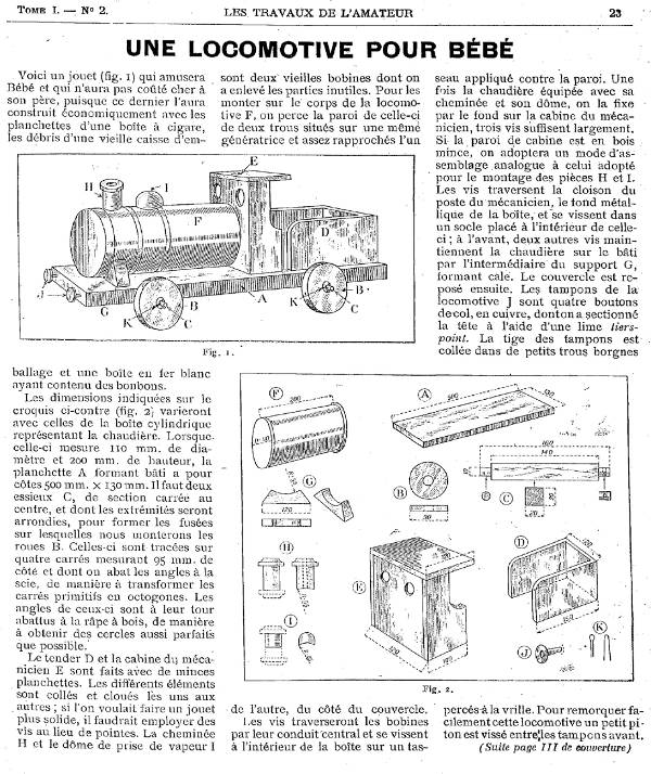 La locomotive pour bébé : LE jeux emblématique - Gallica/BNF